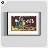 Will you help the women of France? - Edward Penfield Poster.