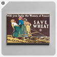 アートパネル-Will you help the women of France? - エドワード ペンフィールド Canvas.