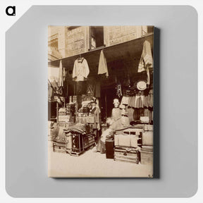 アートパネル-Boutique - rue du Petit Thomas
 - ウジェーヌ アジェ Canvas.
