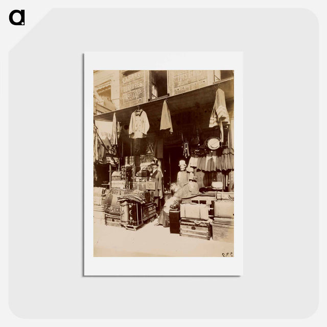 アートポストカード-Boutique - rue du Petit Thomas
 - ウジェーヌ アジェ Postcard.