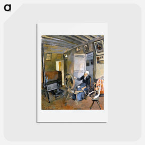 アートポストカード-The Skein Winder From Picardy - アンリ マティス Postcard.