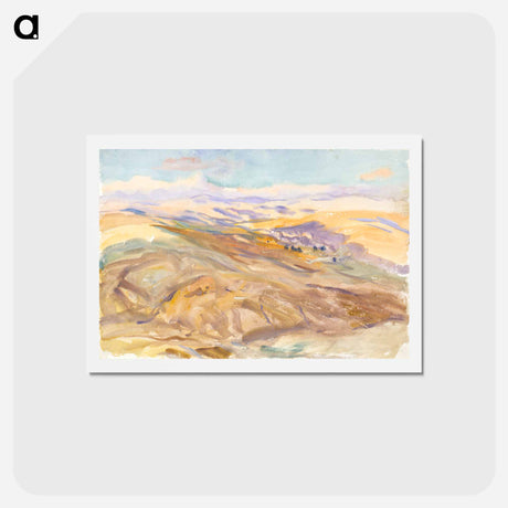 アートポストカード-Sunset - ジョン シンガー サージェント Postcard.