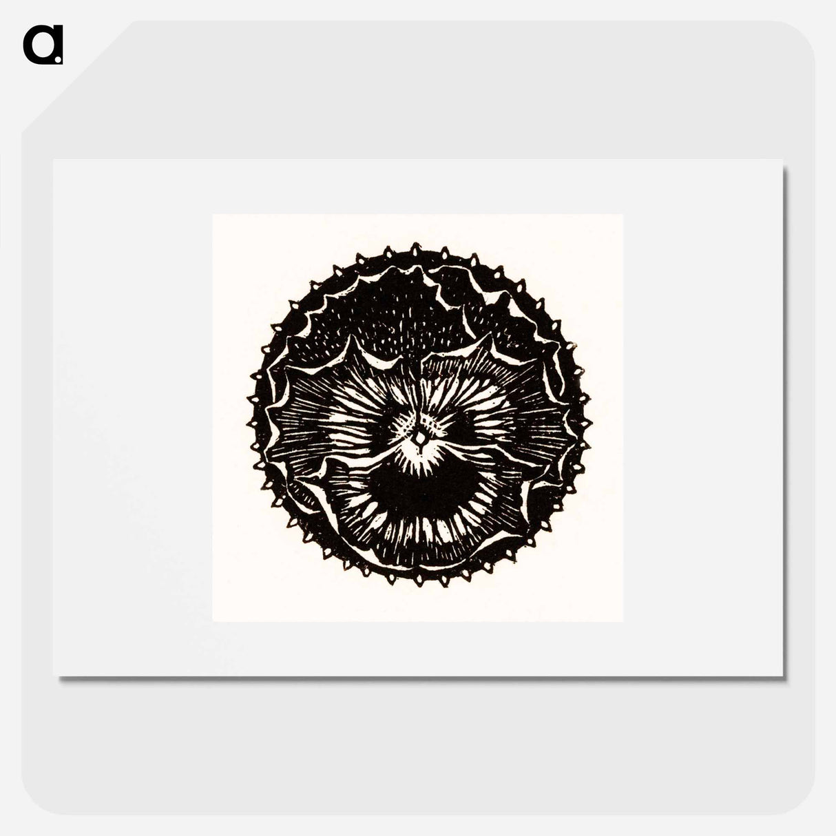 Flower badge - ユリー デ フラーハ Poster.