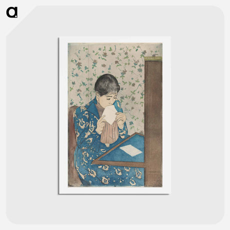アートポストカード-The Letter - メアリー カサット Postcard.