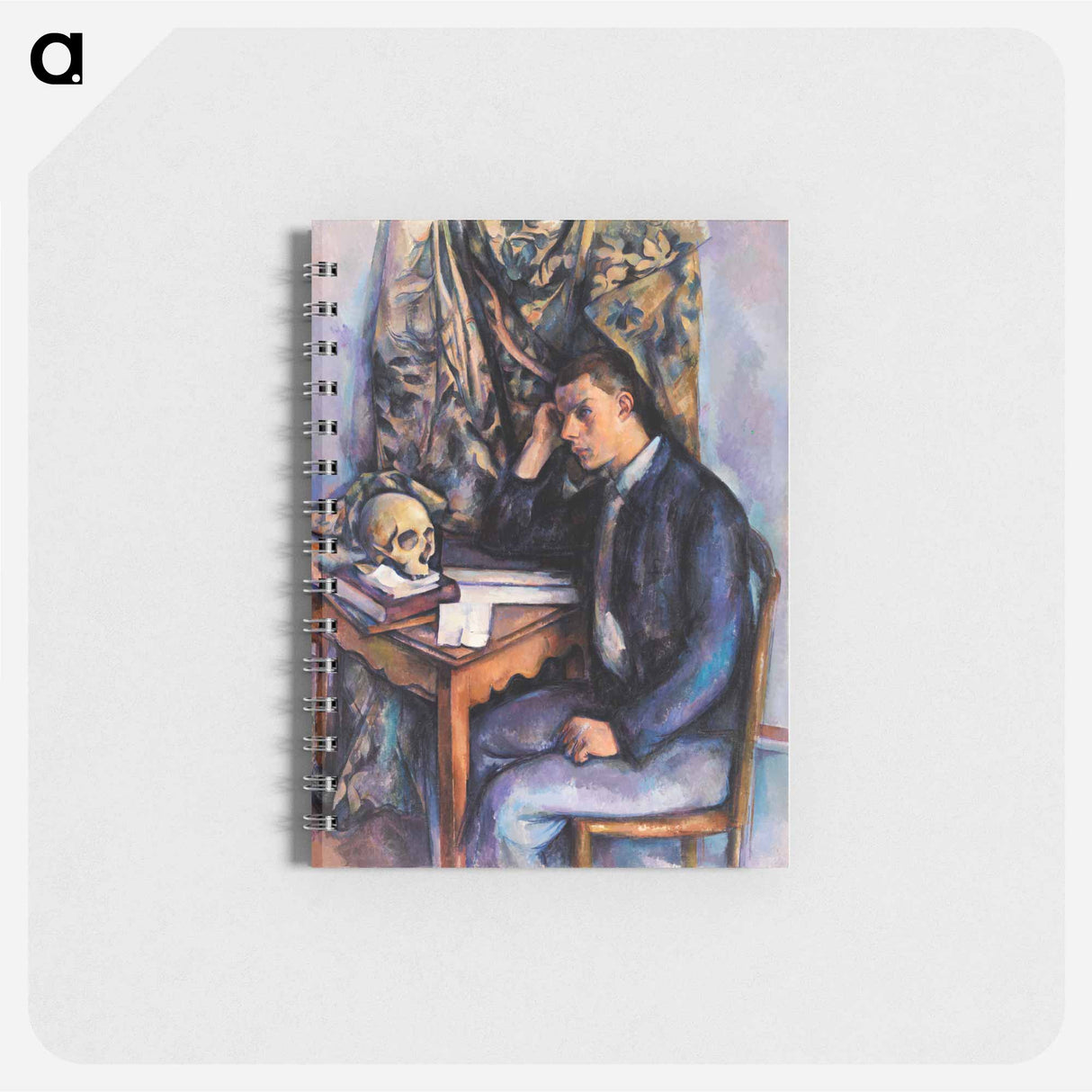 Young Man and Skull - ポール セザンヌ Memo.