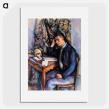 Young Man and Skull - Paul Cezanne Poster.