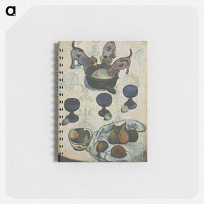 アートメモ帳-Still Life with Three Puppies - ポール ゴーギャン Memo.
