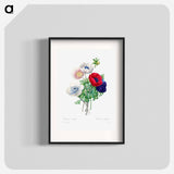 Anemone - Pierre Joseph Redouté Poster.