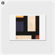 アートポストカード-Counter Composition IV - テオ ファン ドゥースブルフ Postcard.