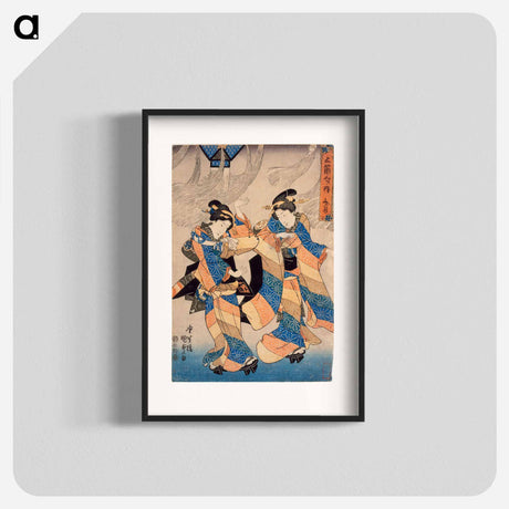 アートポスター-The Seventh Month
 - 歌川 国貞 Poster.