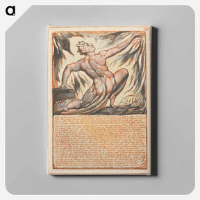 アートパネル-Jerusalem, Plate 95 - ウィリアム ブレイク Canvas.