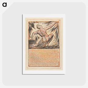 アートポストカード-Jerusalem, Plate 95 - ウィリアム ブレイク Postcard.