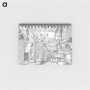 アートメモ帳-Industrious 'Prentice Performing Duties of Christian - ウィリアム ホガース Memo.