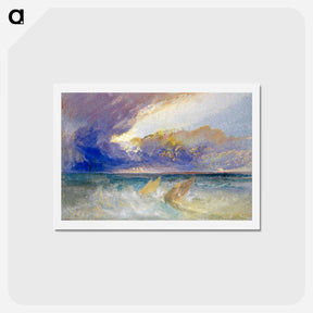 アートポストカード-Sea View - ウィリアム ターナー Postcard.