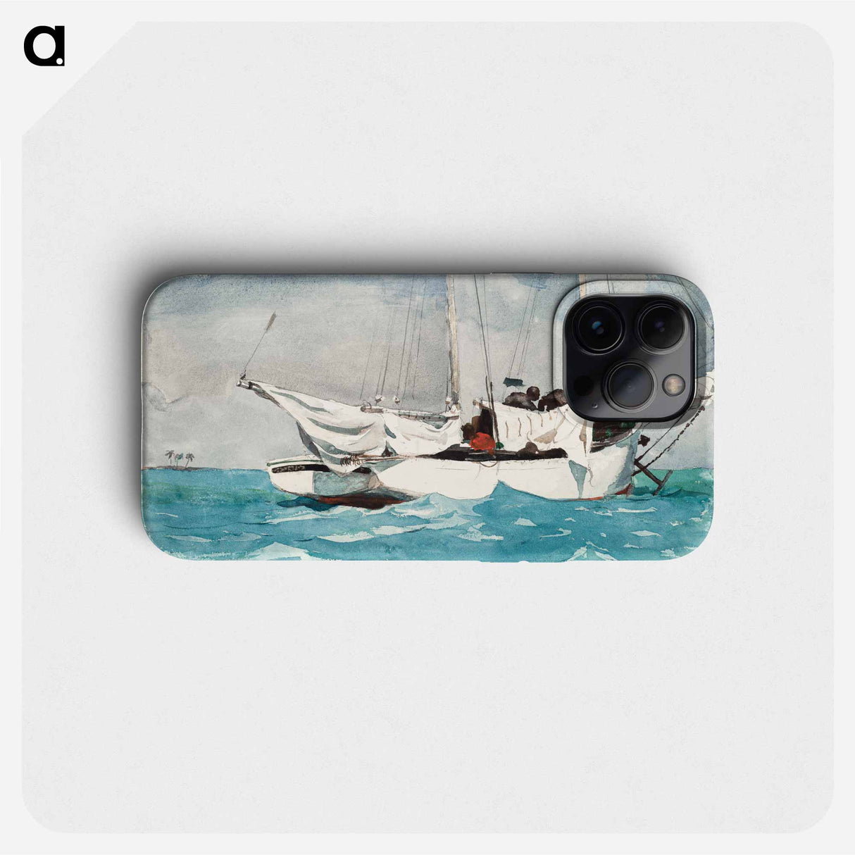 Key West, Hauling Anchor - Winslow Homer Phone Case.