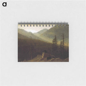 アートメモ帳-Bears in the Wilderness - アルバート ビアスタット Memo.