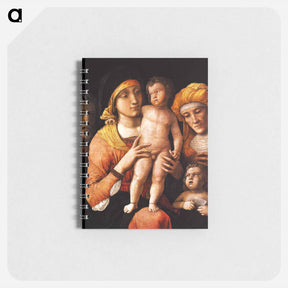 アートメモ帳-The Holy Family with St. Elizabeth and St. John the Baptist - アンドレア マンテーニャ Memo.