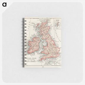 アートメモ帳-Universal Atlas of the World - アンティーク地図 Memo.