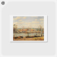 アートポストカード-View on the cotton mill of Oiseel near Rouen - カミーユ ピサロ Postcard.