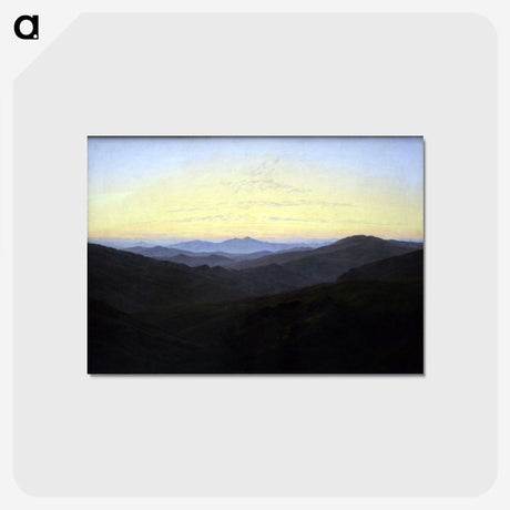 2-21_Caspar-David-Friedrich_postcard