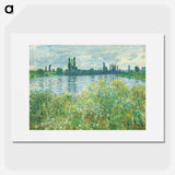 Banks of the Seine, Vétheuil - Claude Monet Poster.