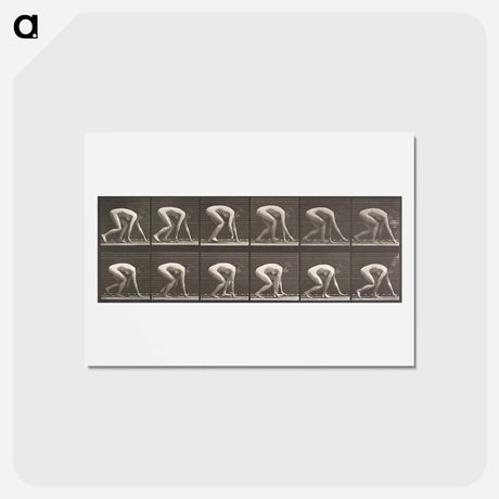 アートポストカード-Walking on Hands and Feet
 - エドワード マイブリッジ Postcard.