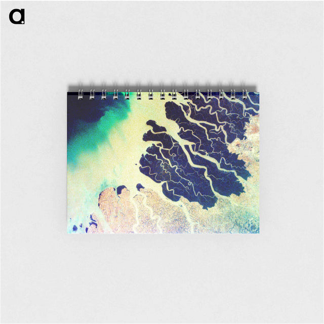 アートメモ帳-Ganges Delta
 - 上空からの地球 Memo.