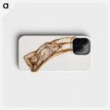 Wheel of Fortune - Male Nude - Nude Study of a Slave - エドワード バーン ジョーンズ Phone Case.