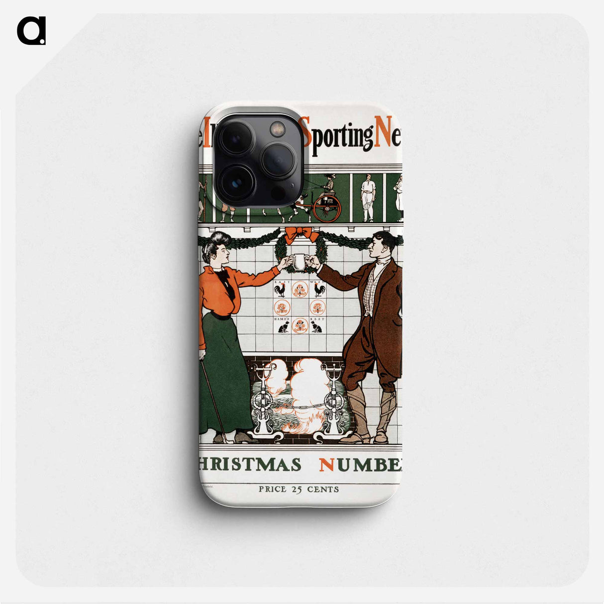 The Illustrated Sporting News - エドワード ペンフィールド Phone Case.