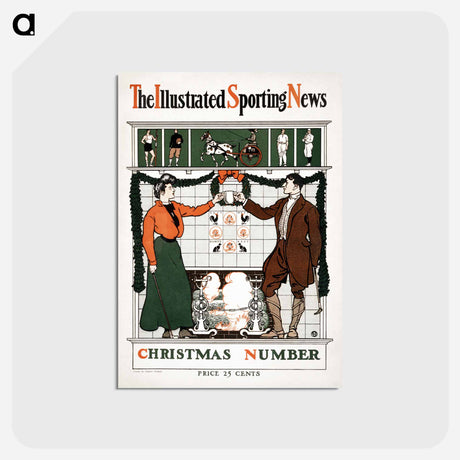 アートポストカード-The Illustrated Sporting News - エドワード ペンフィールド Postcard.