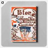 アートパネル-Peter Schlemihl's Wondrous Story - エルンスト ルートヴィヒ キルヒナー Canvas.