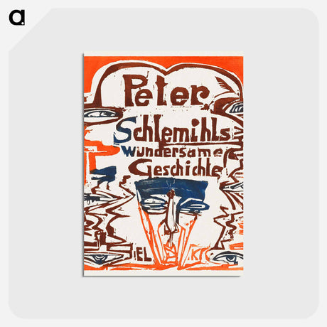 アートポストカード-Peter Schlemihl's Wondrous Story - エルンスト ルートヴィヒ キルヒナー Postcard.