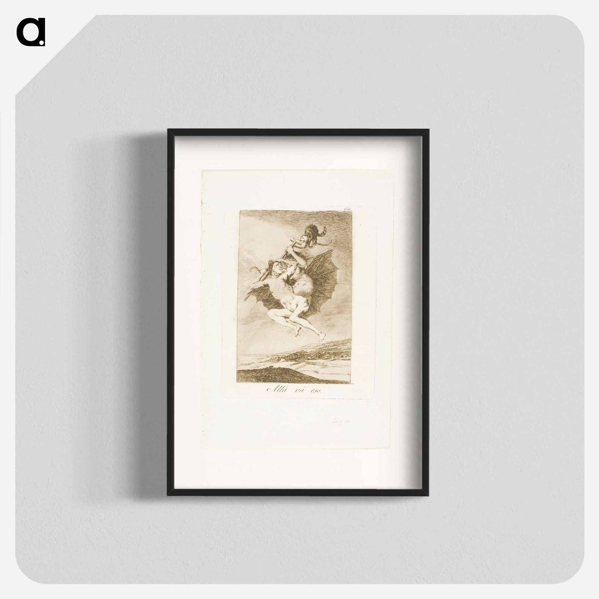 There it Goes - Francisco de Goya Poster.