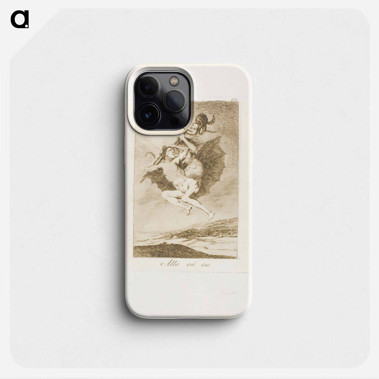 There it Goes - Francisco de Goya Phone Case.