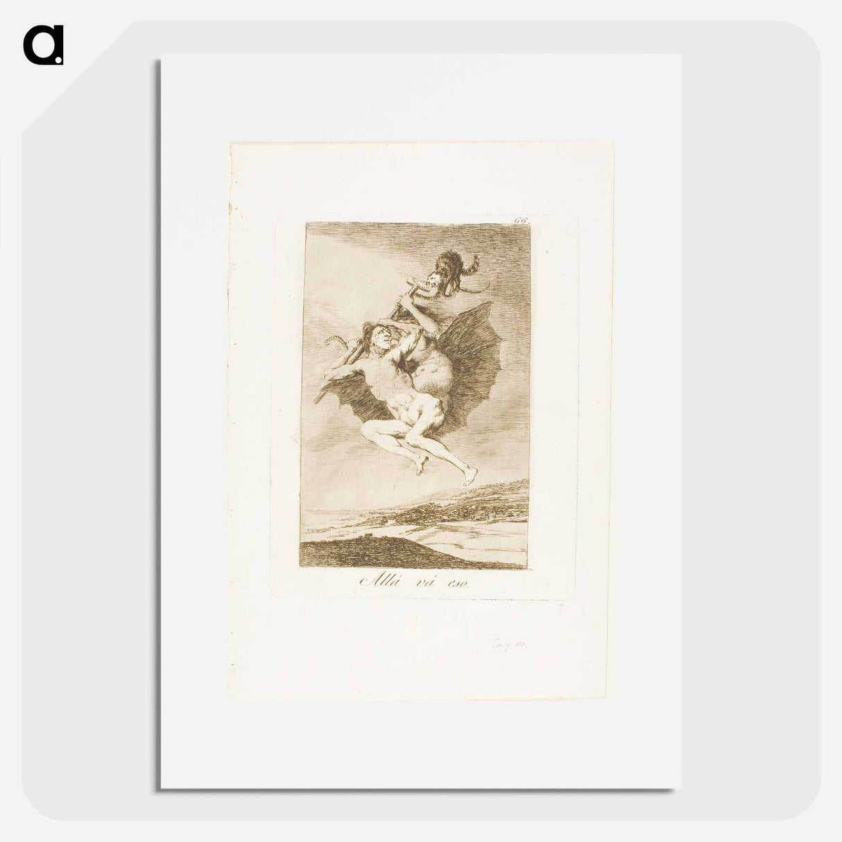 There it Goes - Francisco de Goya Poster.