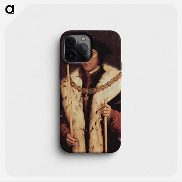 Portrait of Thomas Howard - ハンス ホルバイン Phone Case.