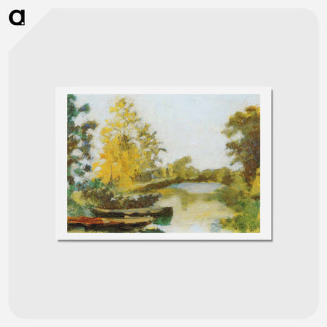 アートポストカード-Banks of the Canal - アンリ マティス Postcard.
