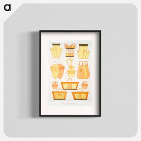 アートポスター-Vases from the Tomb of Ramses III
 - エジプト美術史 Poster.