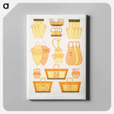 アートパネル-Vases from the Tomb of Ramses III
 - エジプト美術史 Canvas.