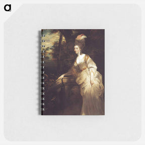 アートメモ帳-Portrait of Georgiana, Duchess of Devonshire - ジョシュア レノルズ Memo.