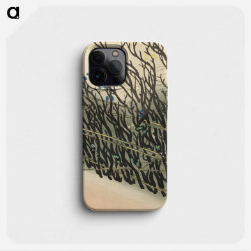 Hedge from Momoyogusa–Flowers of a Hundred Generations - 神坂 雪佳 Phone Case.