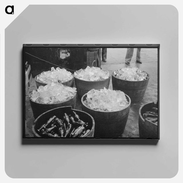 アートパネル-Roundup on SMS Ranch
 - ラッセル リー Canvas.