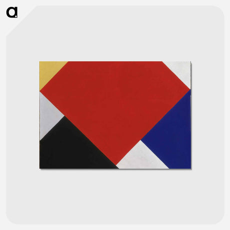 アートポストカード-Counter composition V - テオ ファン ドゥースブルフ Postcard.