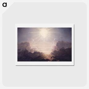 アートポストカード-Study for The Cross and the World - トーマス コール Postcard.