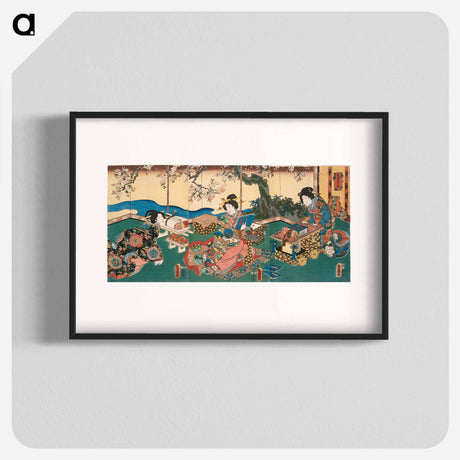 アートポスター-Reading
 - 歌川 国貞 Poster.