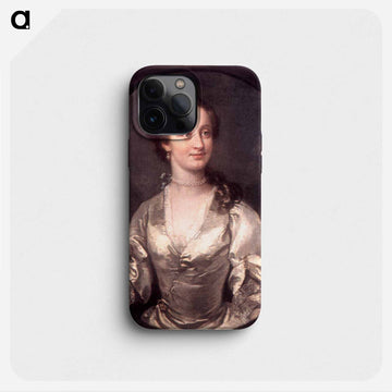 Portrait of a Young Woman - ウィリアム ホガース Phone Case.