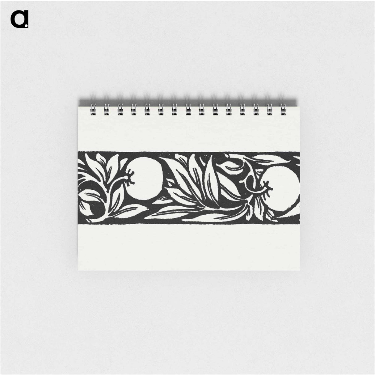 Love is Enough–Narrow Band of Ornament with Apples and Foliage - ウィリアム モリス Memo.