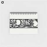 Love is Enough–Narrow Band of Ornament with Apples and Foliage - ウィリアム モリス Memo.