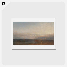 アートポストカード-The Evening Star - ウィリアム ターナー Postcard.