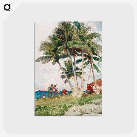 アートポストカード-The Buccaneers - ウィンスロー ホーマー Postcard.